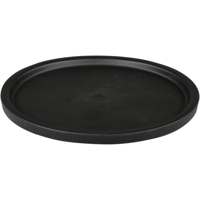 Ornamin Deksel | TPE | rond | reusable | onbreekbaar | Ø170mm | zwart | 10 stuks - thumbnail