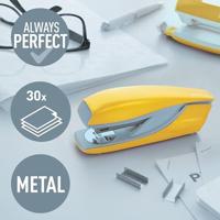 Leitz NeXXt WOW 5502 nietmachine, geel, op blister - thumbnail