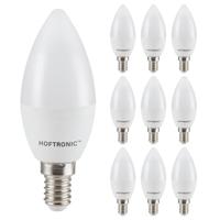 10x E14 LED Lamp - 4,8 Watt 470 lumen - 6500K daglicht wit licht - Kleine fitting - Vervangt 40 Watt - C37 kaarslamp - thumbnail
