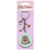 Pusheen Keychain Blue Pizza - thumbnail