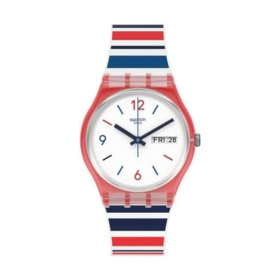 Horloge Heren Swatch SEA BARCODE Wit (Ø 34 mm) Horloge Heren Swatch SEA BARCODE Wit (Ø 34 mm)