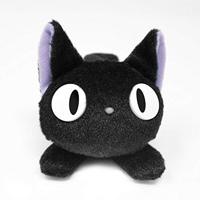 Kiki's Delivery Service Beanie Plush Figure Jiji Fluffy 15 cm - thumbnail