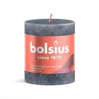 Bolsius Rustiekkaars 80/68 Lei Blauw - thumbnail