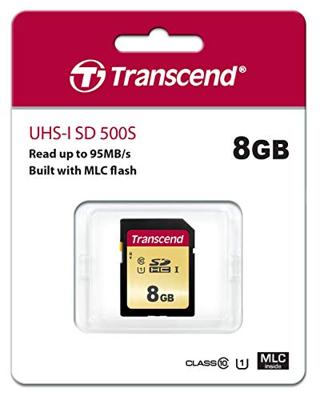 Transcend Premium 500S SDHC-kaart 8 GB Class 10, UHS-I, UHS-Class 1 Transcend Premium 500S SDHC-kaart 8 GB Class 10, UHS-I, UHS-Class 1