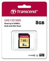 Transcend Premium 500S SDHC-kaart 8 GB Class 10, UHS-I, UHS-Class 1 - thumbnail