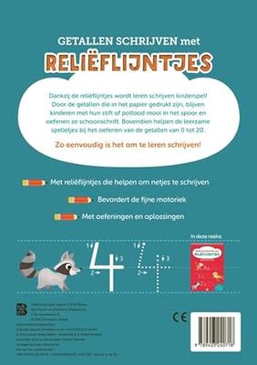 Standaard Uitgeverij Leren schrijven met relieflijntjes getallen