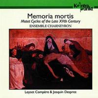 Memoria Mortis. Motet Cycles Of The Late XVTH Century - CD (0716043208227) - thumbnail