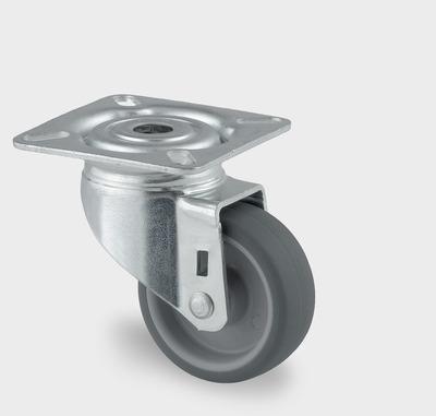 TENTE 2470 PJP 050 P40 grijs zwenkwiel 50 mm