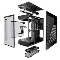 HYTE Y60 Tempered Glass Midi-tower PC-behuizing Zwart-rood - thumbnail