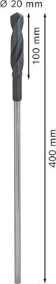 Bosch Accessories 2608596341 Bekistingsboor 20 mm Gezamenlijke lengte 400 mm Cilinderschacht 1 stuk(s) Bosch Accessories 2608596341 Bekistingsboor 20 mm Gezamenlijke lengte 400 mm Cilinderschacht 1 stuk(s)
