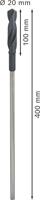 Bosch Accessories 2608596341 Bekistingsboor 20 mm Gezamenlijke lengte 400 mm Cilinderschacht 1 stuk(s) - thumbnail