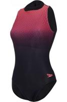 Speedo endurance+ sportbadpak Hydrasuit zwart/rood - thumbnail