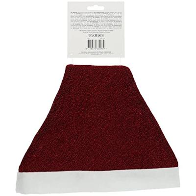 Kerstmuts Rood Glitter