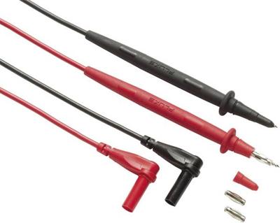 Fluke TL76 Veiligheidsmeetsnoerenset Testpunt Banaanstekker 4 mm 1.50 m Zwart, Rood 1 stuk(s)
