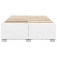 Bedframe kunstleer wit 140x190 cm - thumbnail