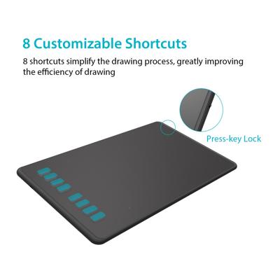 HUION H950P grafische tablet 5080 lpi 220 x 137 mm USB Zwart