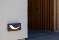 Lutec LUPS 6402801118 LED-buitenlamp (wand) LED LED vast ingebouwd 14 W Antraciet - thumbnail