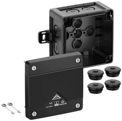 Spelsberg Abox Pro 025 AB-L/sw Aftakkast (l x b x h) 92 x 92 x 60 mm Zwart IP66, IP67, IP69 1 stuk(s) Spelsberg Abox Pro 025 AB-L/sw Aftakkast (l x b x h) 92 x 92 x 60 mm Zwart IP66, IP67, IP69 1 stuk(s)