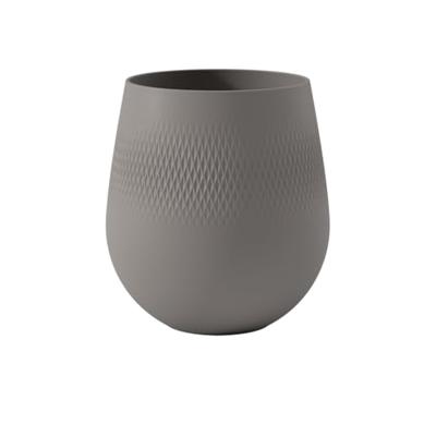 VILLEROY & BOCH - Collier - Vaas Carre Taupe 22,5cm VILLEROY & BOCH - Collier - Vaas Carre Taupe 22,5cm