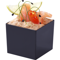 Cup | amusecup | pS | 42x42mm | zwart | 300 stuks - thumbnail