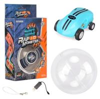 S618 360 Graden Rotary Mini High Speed Laser Pocket Car Racing Model Voertuig Speelgoed (Blauw) - thumbnail
