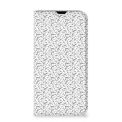 iPhone 13 Pro | Hoesje met Magneet | Stripes Dots iPhone 13 Pro | Hoesje met Magneet | Stripes Dots