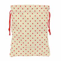 Rugtas met Koordjes Safta Beige 26 x 34 x 1 cm - thumbnail