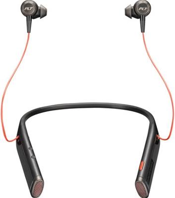 POLY Voyager 6200 UC Headset Draadloos In-ear, Neckband Kantoor/callcenter Bluetooth Zwart