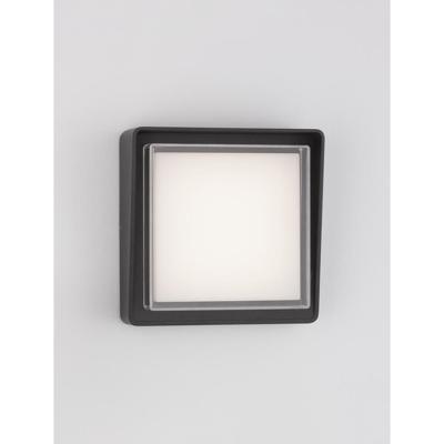 Lyora Vierkante wandlampCape antraciet - 9492550