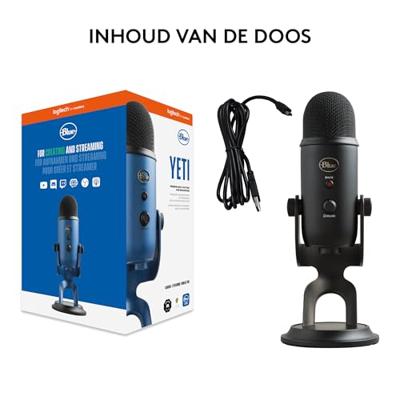 Blue Microphones Yeti Tafelmicrofoon Zwart