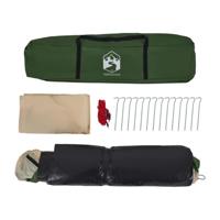 Koepeltent 4-persoons snelontgrendeling groen - thumbnail