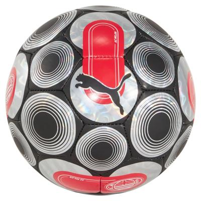 PUMA AC Milan Culture+ Voetbal Maat 5 Zwart Zilver Rood PUMA AC Milan Culture+ Voetbal Maat 5 Zwart Zilver Rood