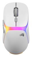 Glorious Gaming - draadloze gamingmuis Model O3 - Uitwisselbaar InfinitePlay-batterijsysteem, 8k polling, 130M click optische schakelaars, licht gewicht van 66 g, 30K DPI optische sensor, RGB - Wit - thumbnail