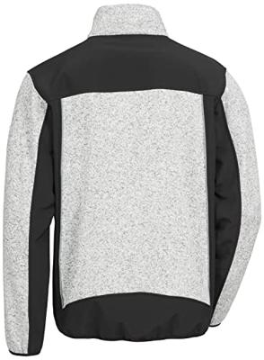 NITRAS SAFETY Nitras softshelljas "motion tex plus" knitted softshell jacket. motion tex plus gray