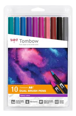 Tombow • brush pen abt dual brush pen 10x galaxy colors