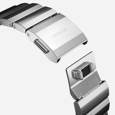 Nomad Steel band (45-49mm) - Silver Nomad Steel band (45-49mm) - Silver