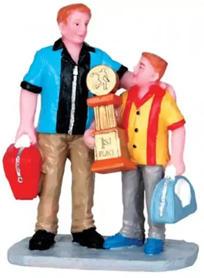 Lemax the kingpin kerstdorp figuur type 2 Jukebox Junction 2014