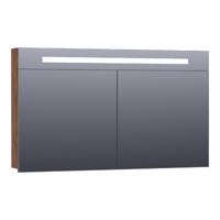 Brauer Promise Spiegelkast - 120 cm - met Directe Verlichting - 2 Enkelzijdige Spiegeldeuren - Forest Cacao - thumbnail