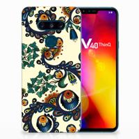 Siliconen Hoesje LG V40 Thinq Barok Flower - thumbnail
