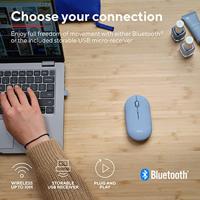 Trust PUCK Muis Bluetooth, Radiografisch Optisch Blauw 4 Toetsen 1600 dpi - thumbnail