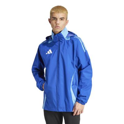 adidas Tiro 24 Competition Allweather Jas Blauw Lichtblauw