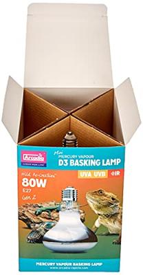 Arcadia Aquadistri 2nd generation mini d3 uv basking lamp 80 w Arcadia Aquadistri - Aquadistri - thumbnail