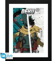 My Hero Academia Framed Print - Dark Deku - thumbnail