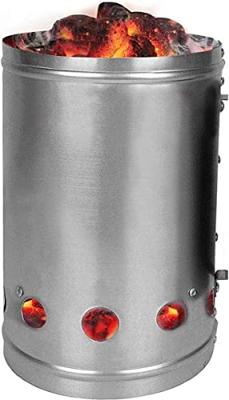 Bbq starter metaal diameter 19,5 cm