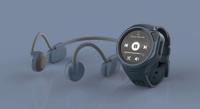 myFirst Headphones BC Wireless Lite nieuwe versie hoofdtelefoon voor jongens meisjes kinderen met botgeleidingstechnologie geschikt voor online onderwijs, muziekspeler, luisterboeken (blauwe ruimte) - thumbnail