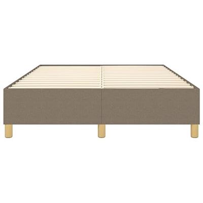 Bedframe zonder matras stof taupe 140x200 cm Bedframe zonder matras stof taupe 140x200 cm