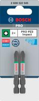 Bosch Accessoires pro pozidriv slagschroefbit | pz3 | 55 mm | 2 stuks - 2608522545 - thumbnail