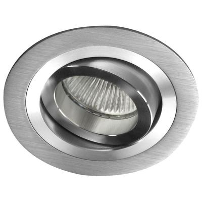 Masterlight InbouwspotDi Moda Round richtbaar metaalgrijs - 5082-37