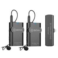 BOYA BY-WM4 Pro K4 draadloze microfoon-set met 2 zenders en Lightning-ontvanger voor iPhone - thumbnail