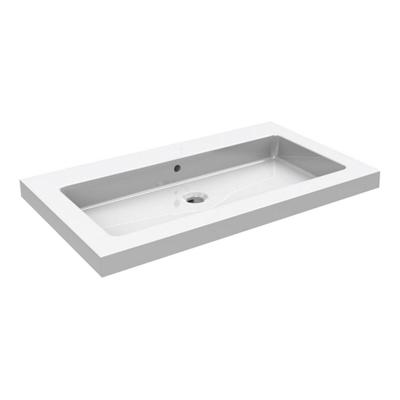 Wiesbaden keramische meubelwastafel 60x46 zonder kr.gat